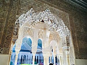 View from inside the Al Hambra Palace