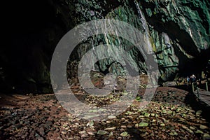 View inside chamber at deer cave at Gunung Mulu national park. Sarawak.