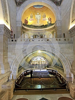 A view of the inside of the Church of Transfiguration