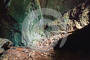 View inside Deer cave in Gunung Mulu National Park