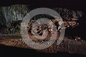 View inside Deer cave in Gunung Mulu National Park