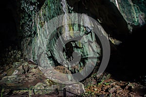 View inside deer cave at Gunung Mulu national park. Sarawak.