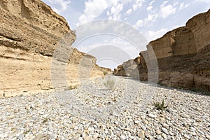 A view inside Sesriem canyon