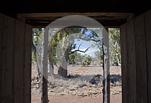 View from Inside the Store, Old Wilpena Station, Ikara-Flinders Ranges, SA