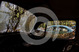 Vintage VW Beetle - Volkswagen Type I - Pennsylvania Junkyard