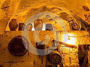 Historical Home Cave, Matera, Italy photo