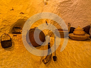 Historical Home Cave, Matera, Italy photo