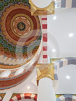 View Interior of Keuchik Leumik Mosque in Banda Aceh