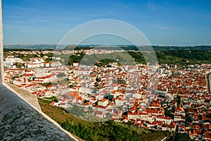 View of the interior of Nazare from the viewpoint of O Sitio