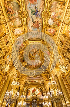 Grand Foyer Palais Garnier, Opera Paris France