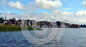 View of Iquitos, from the Itaya River, Arm of the Amazon River, Peru