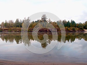 View of the Irtysh River in the Omsk Region