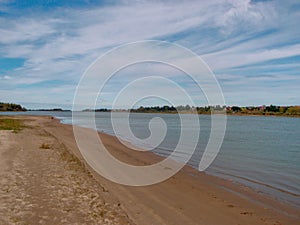 View of the Irtysh River in the Omsk Region