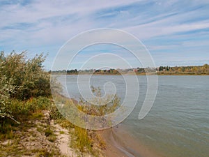 View of the Irtysh River in the Omsk Region