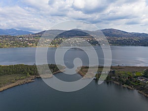 View of Isella peninsula on Lake Annone photo