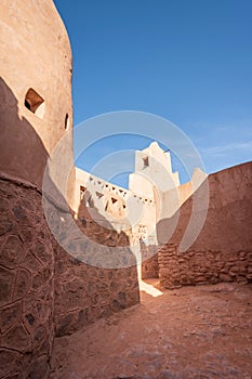 View of the Islamic castle in the old city of Taghit