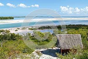 View on the island de los Pajaros in Holbox photo