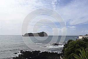 View of the island of Ilheu da Vila