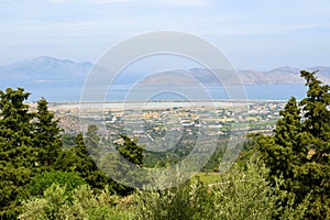 View of the island of Kos from above