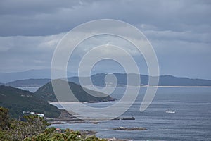 View of the island of Onza or Onceta in the Ons archipelago, Pontevedra, Atlantic Islands national park photo