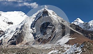 View of Island peak or Imja Tse