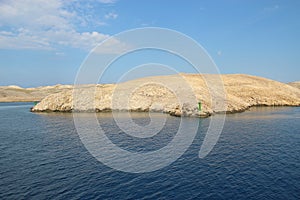 View of the island Rab, Croatia.