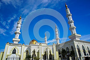 view of ismaili mosque in kelantan Malaysia photo