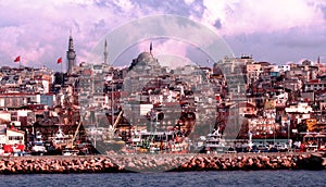 View of Istanbul from the Sea of Marmara