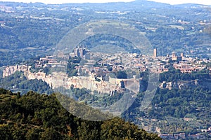 View at Italian city Orvieto, Umbria photo