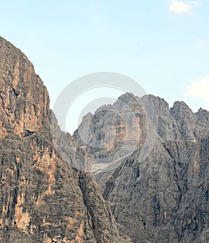 View of the Dolomites protected by UNESCO photo