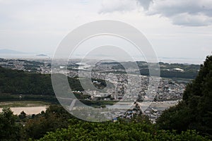 View of Iwakuni, Japan