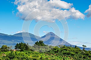 View of Izalco Volcano, El Salvador photo