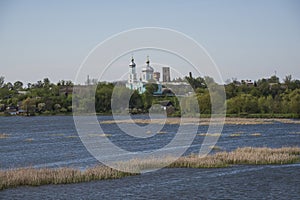 View on Iziaslav city and Horyn river