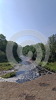 View of JÃ¤gala Waterfall from above