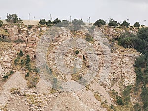 View from Jabal Hafeet mountain in Al Ain,Abu Dhabi, UAE.