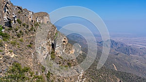 view of Jabal Samhan with majestic mountain range