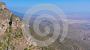 view of Jabal Samhan with majestic mountain range