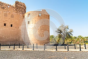 View of the Jabreen Castle in Bahla, Oman photo