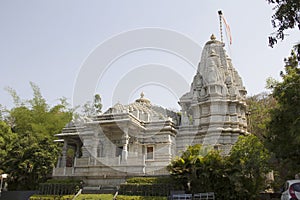 A view of Jain temple at Agarkar Road, Pune, India