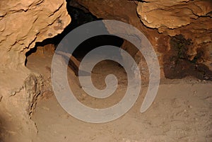 View of Janas cave in Monte Tisiddu