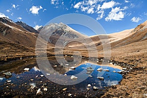 View of Jang la pass - Western Nepal photo