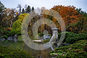 View of the Jardin Botanique garden