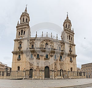 View at the JaÃ©n Cathedral, a grand baroque-Renaissance cathedral housing the noted Santo Rostro relic and religious art museum