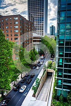 View of Jefferson Street in downtown Portland