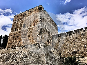 A view of the Jerusalem Walls