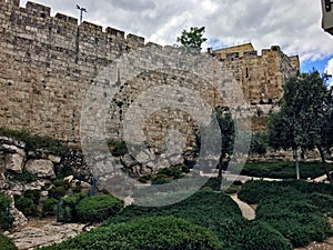 A view of Jerusalem Walls