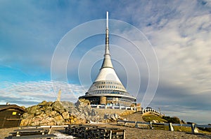 View on Jested tower, Liberec, Czech Republic photo