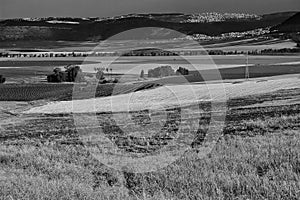 View of Jezreel valley near mount Tavor Israel photo