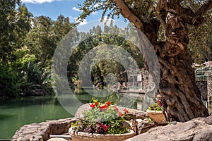 View of the Jordan River frpm the Yardenit Baptismal site