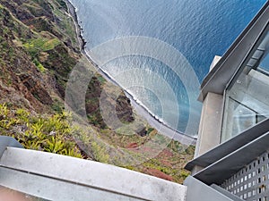 View jungle madeira trees cloudy bridge